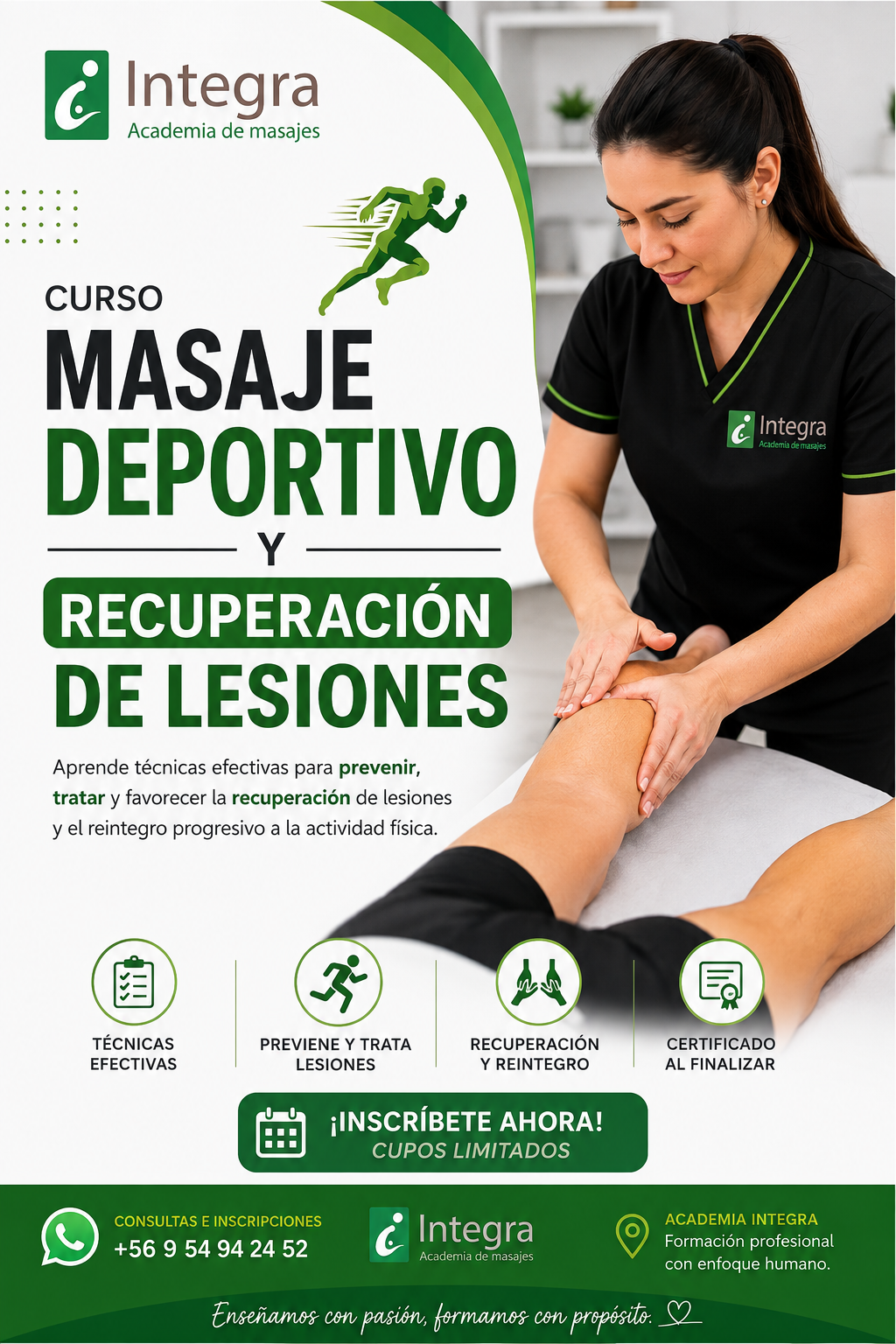 MASAJE DEPORTIVO Y RECUPERACIÓN DE LESIONES